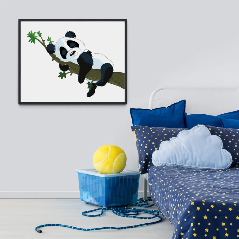 Plakat - Sovende Panda 