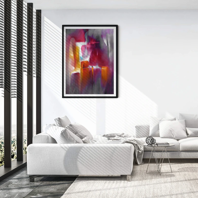 Poster Schmucker - Farbspiel 