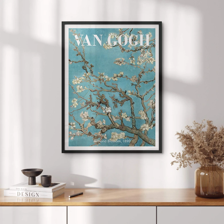 Poster van Gogh Design - Mandelblomma 