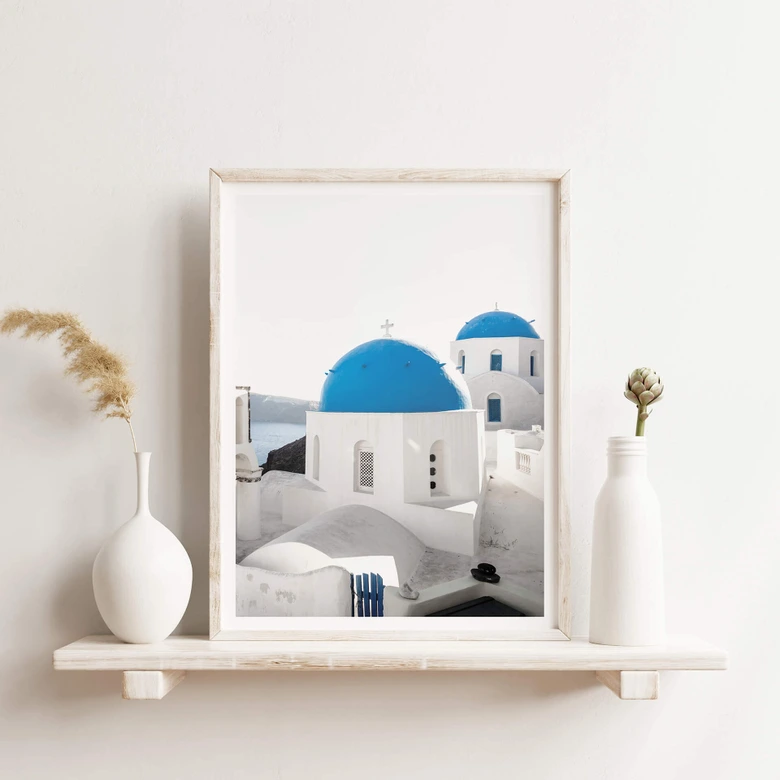 Poster Colombo - Blue Roofs 