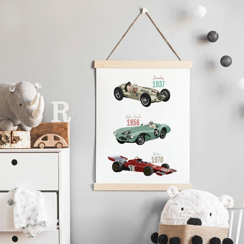 Poster Goed Blauw - Oldtimers 