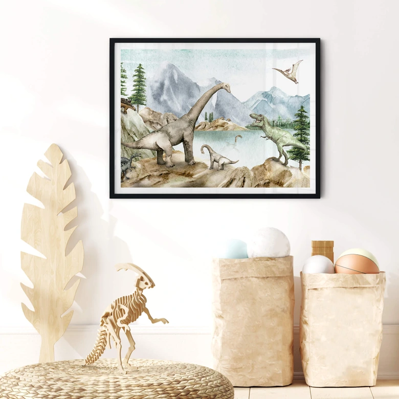 Poster Kikki Belle - Dino World 