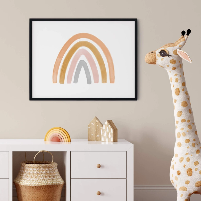 Poster Nouveauprints - Bunter Regenbogen 