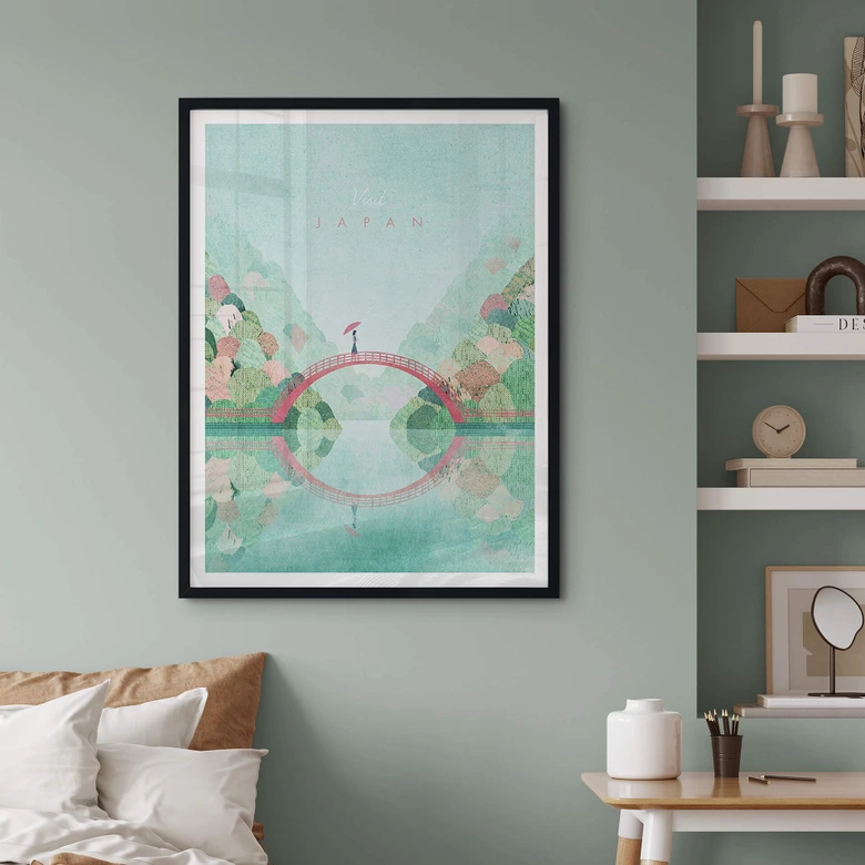 Poster Le Japon au printemps 