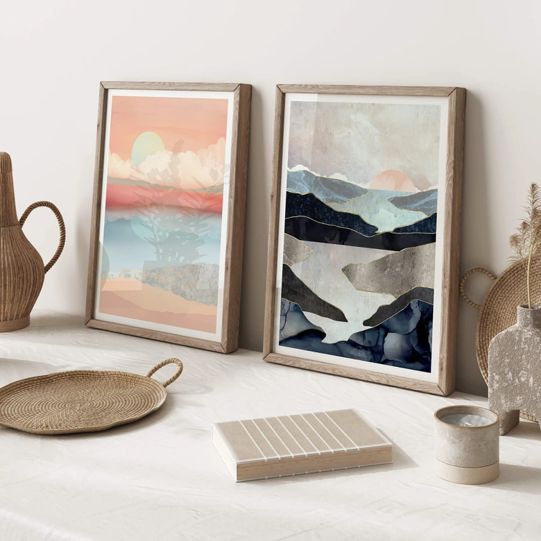 Poster SpaceFrog Designs - Bergsjön 