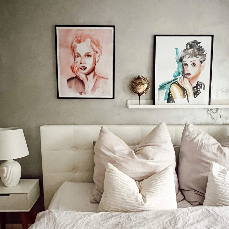 Poster Verbaan - Genom rosiga linser 