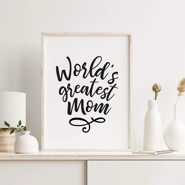 Poster Världens bästa mamma 