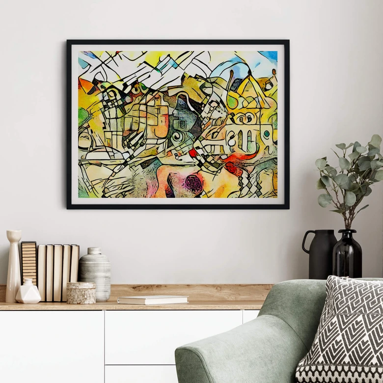 Poster Zamart - Kandinsky meets Amsterdam 
