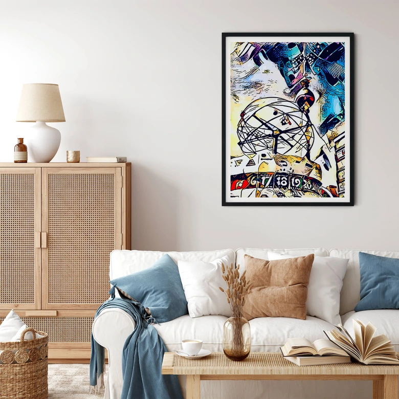 Póster Zamart - Kandinsky en la Alexanderplatz de Berlín 