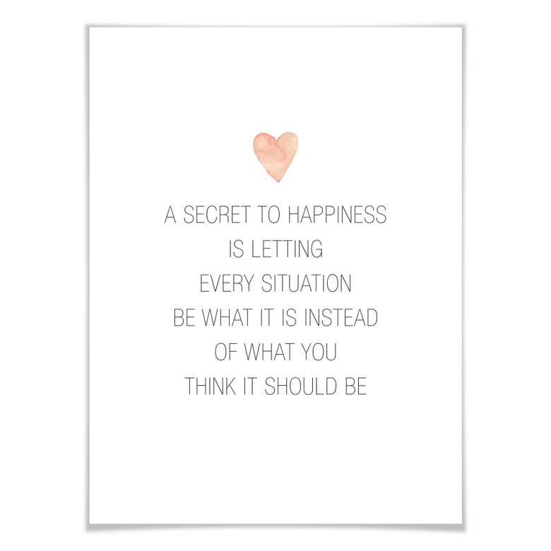 Poster Confetti & Cream - A secret to happiness 