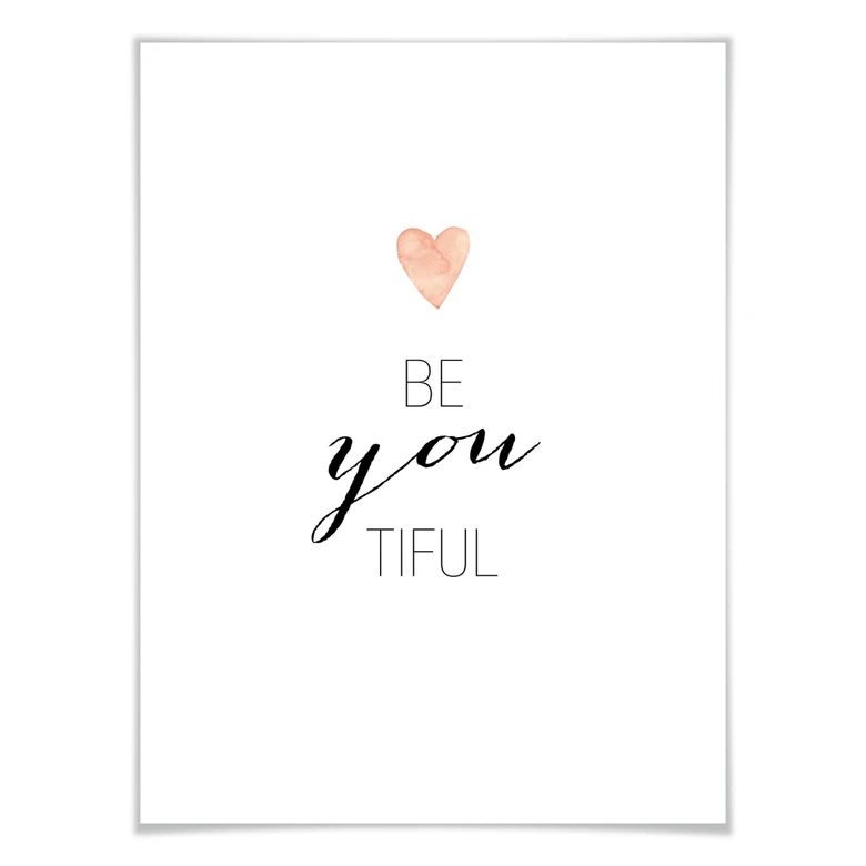 Poster Confetti & Cream - Be-you-tiful 