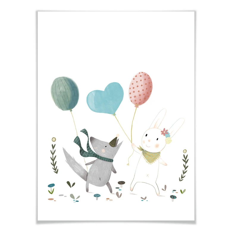 Poster Loske - Ballons 