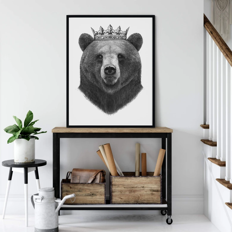 Póster Korenkova - Rey Oso 