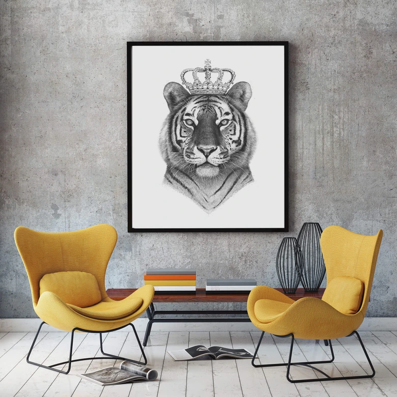 Póster Korenkova - El Rey Tigre 