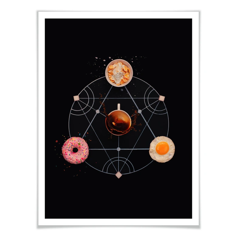 Poster Belenko - Alchimie du petit déjeuner 