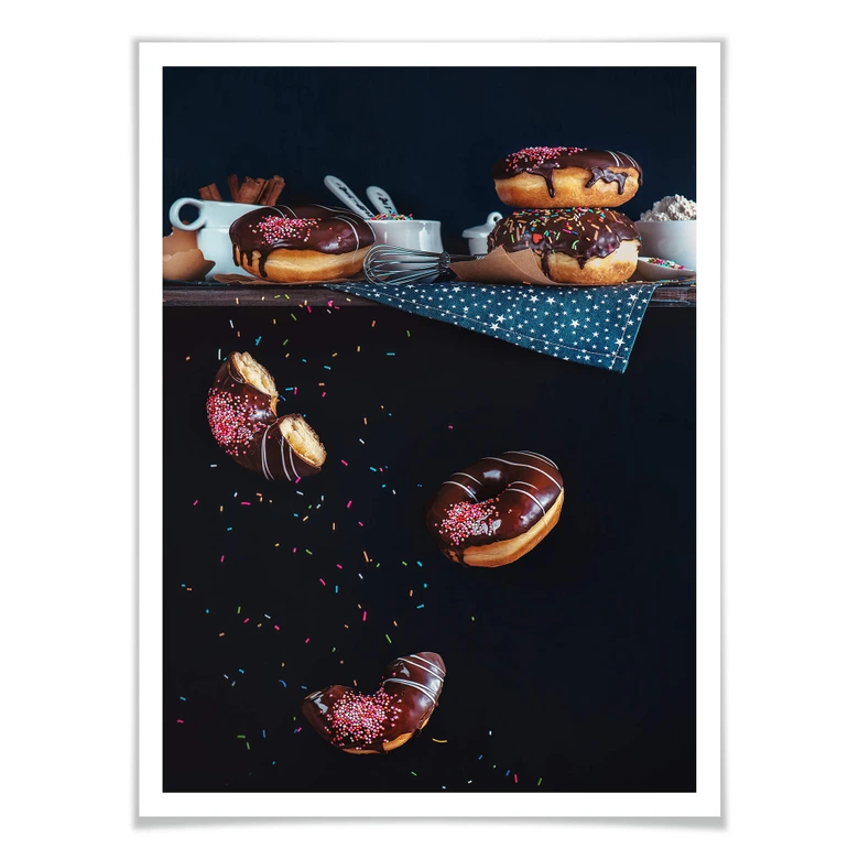 Poster Belenko - Donuts from the top 