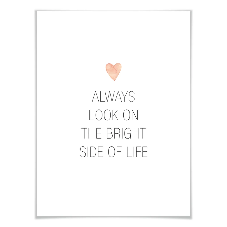 Poster Confetti & Cream - Always look on the bright side of life 