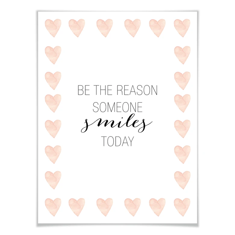 Poster Confetti & Cream - be the reason someone smiles 