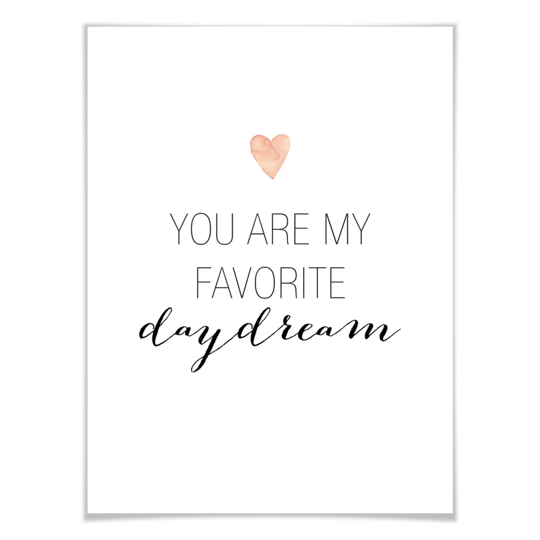 Poster Confetti & Cream - You are my favorite daydream 