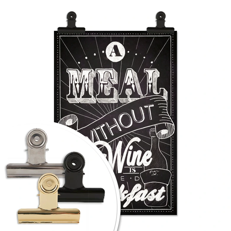 Poster A Meal without Wine 