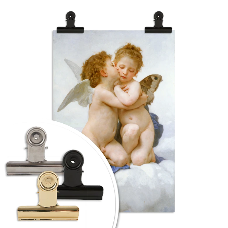 Poster Bouguereau - Der erste Kuss 