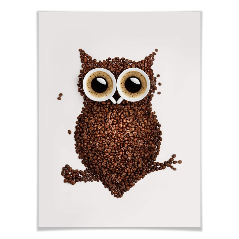 Poster Kaffeeeule 