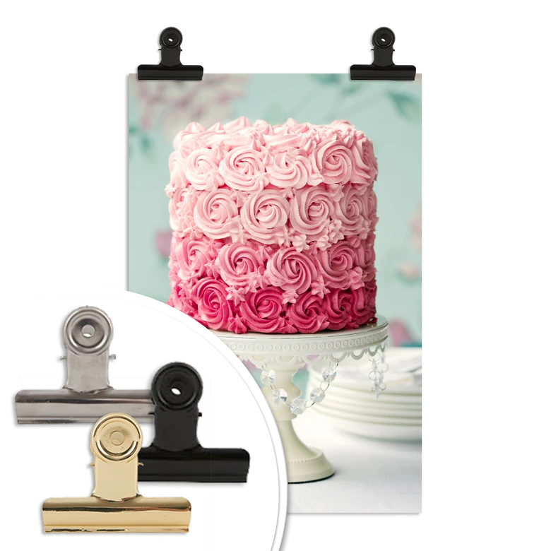 Poster - Gâteaux de roses 