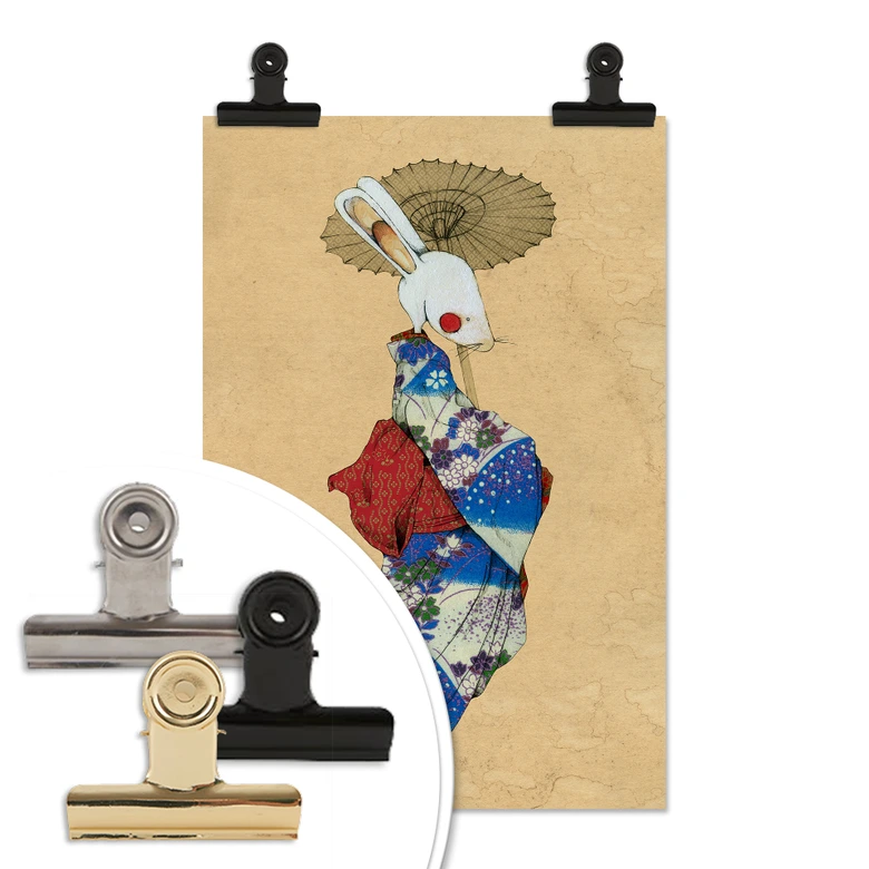 Poster Loske - Geisha Kaninchen 01 