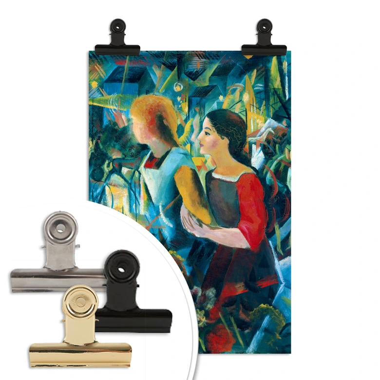 Poster Macke - Zwei Mädchen 