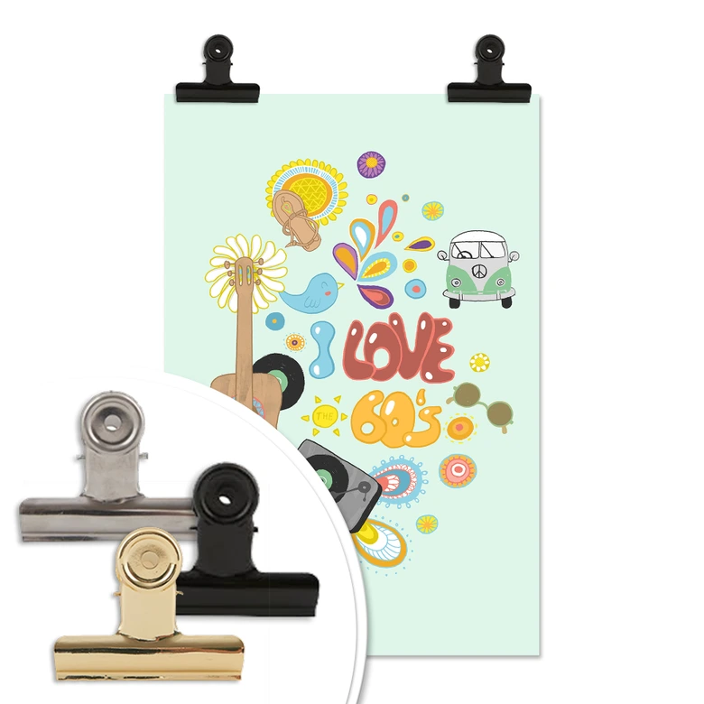 Poster Loske - I love the 60s 