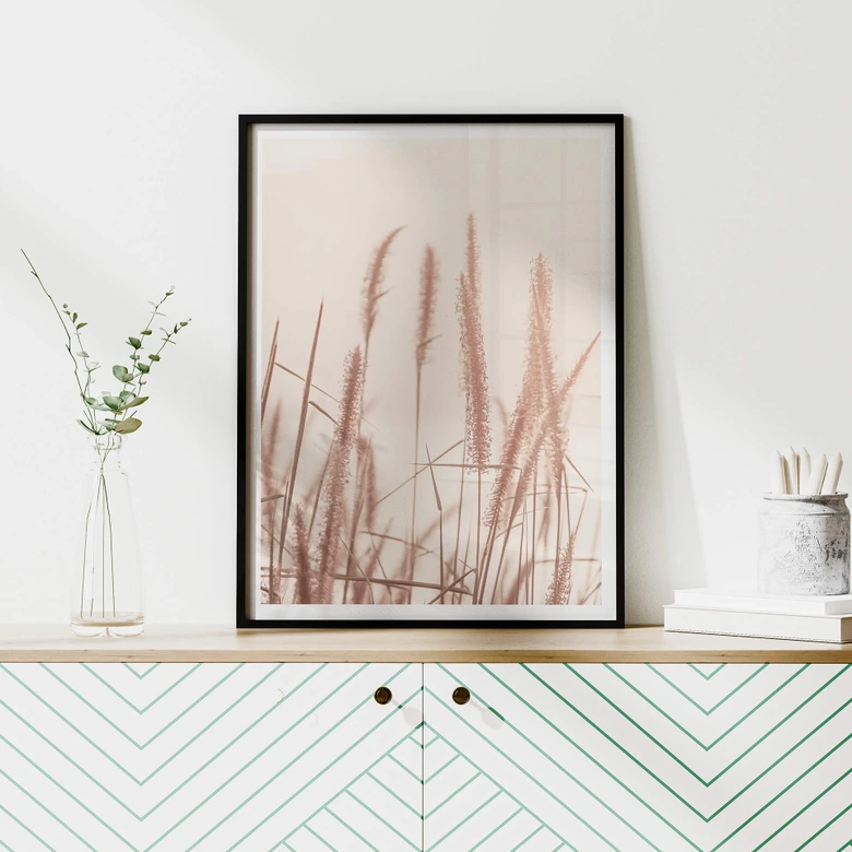 Poster Grass at Sea - Verticaal 