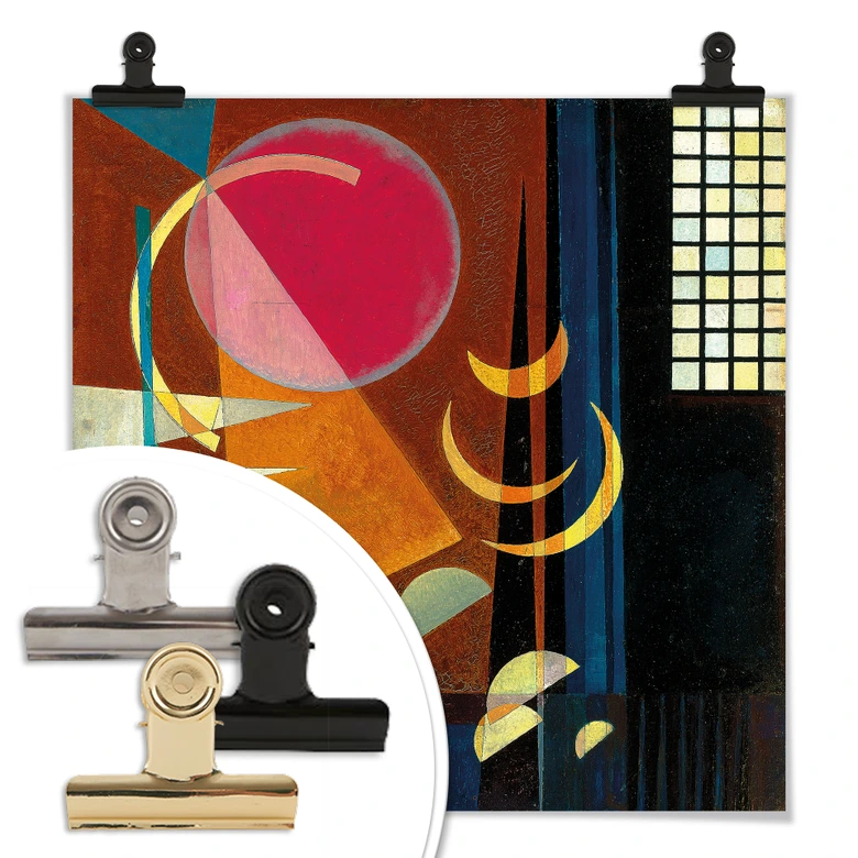 Poster Kandinsky - Scharf und ruhig 