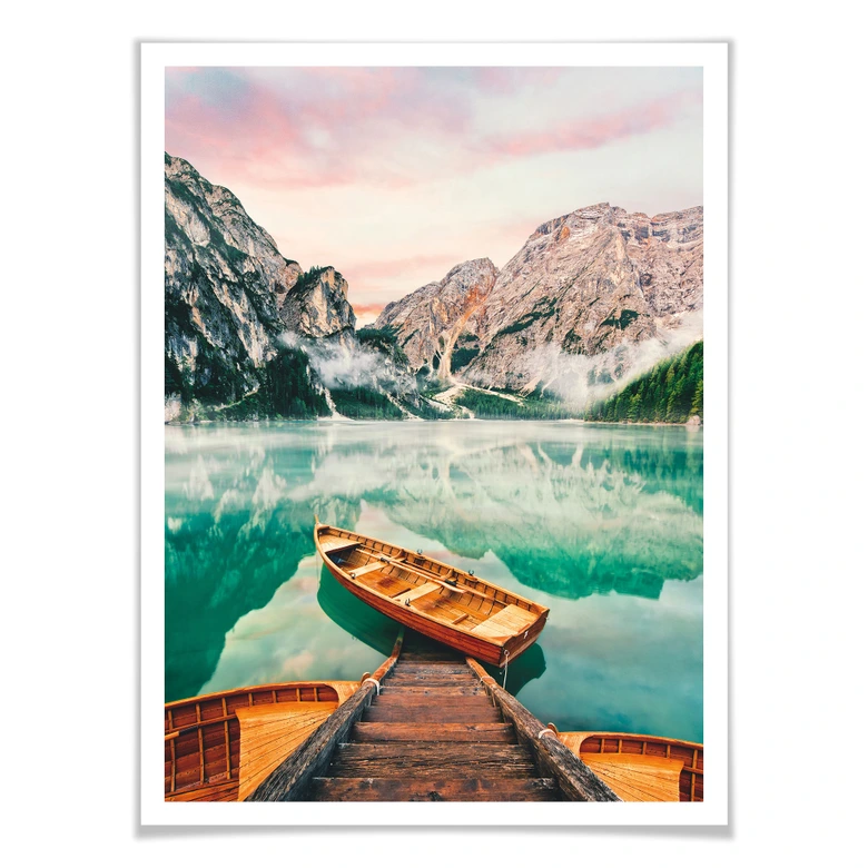 Affiche Lac de Braies 