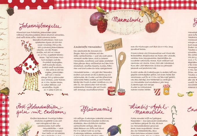 Poster Leffler - Marmeladenrezepte 