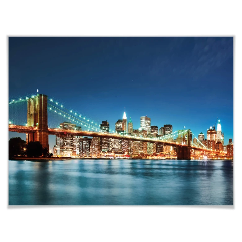 Poster - Lights in New York City 02 