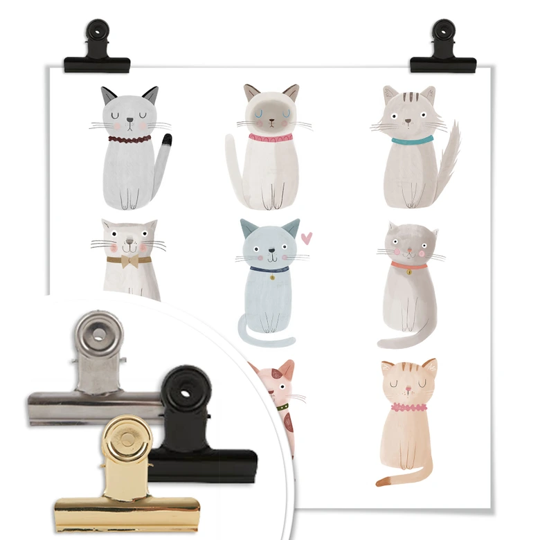Poster Loske – Cat Family 