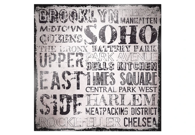 Poster Impressie van New York 