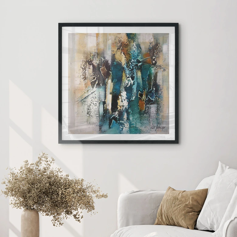 Poster Abstrakte Skulpturen - Fedrau - Quadratisch 