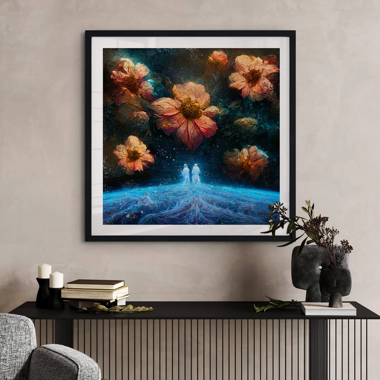 Poster Heine - Ursprung vom Leben - Astro Cruise - Quadratisch 