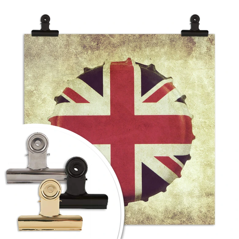 Poster Britischer Kronkorken 