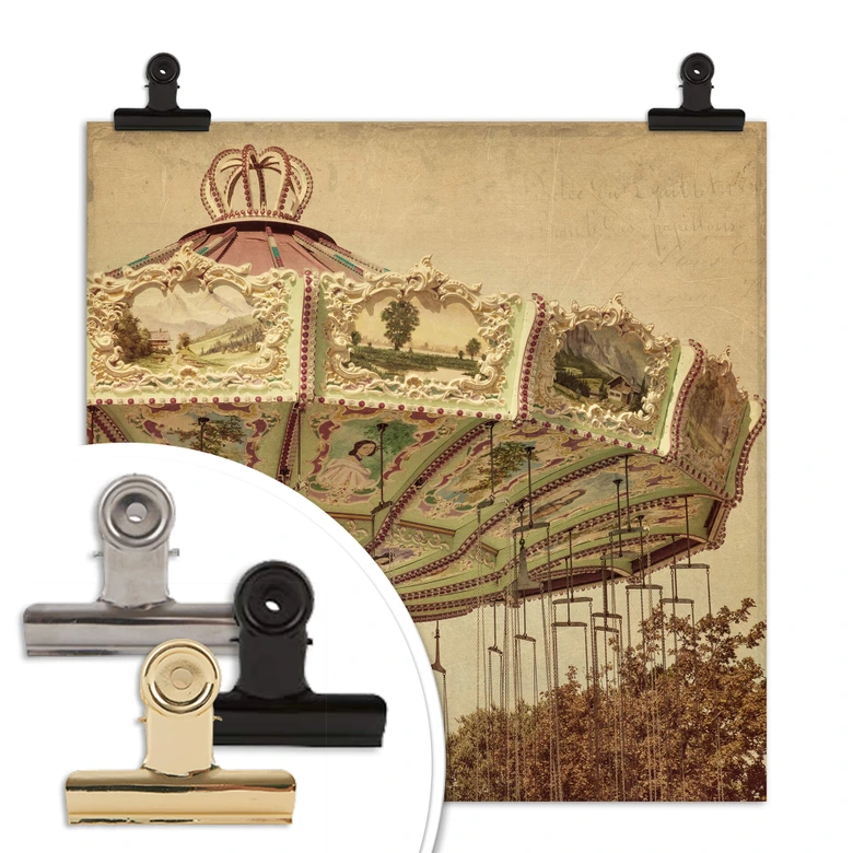 Póster cadena carrusel 