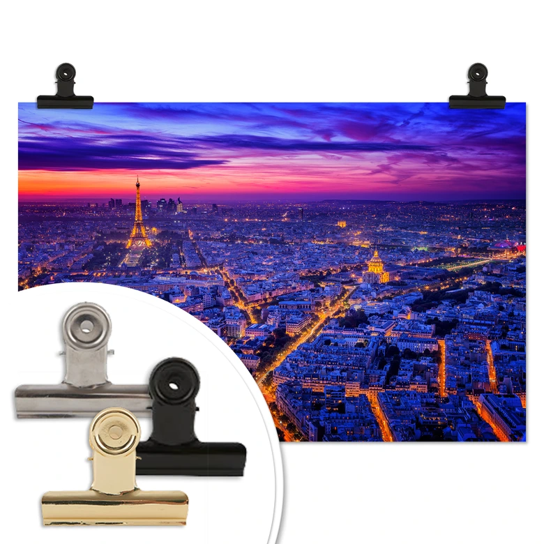 Poster - Miguel - Paris la nuit 