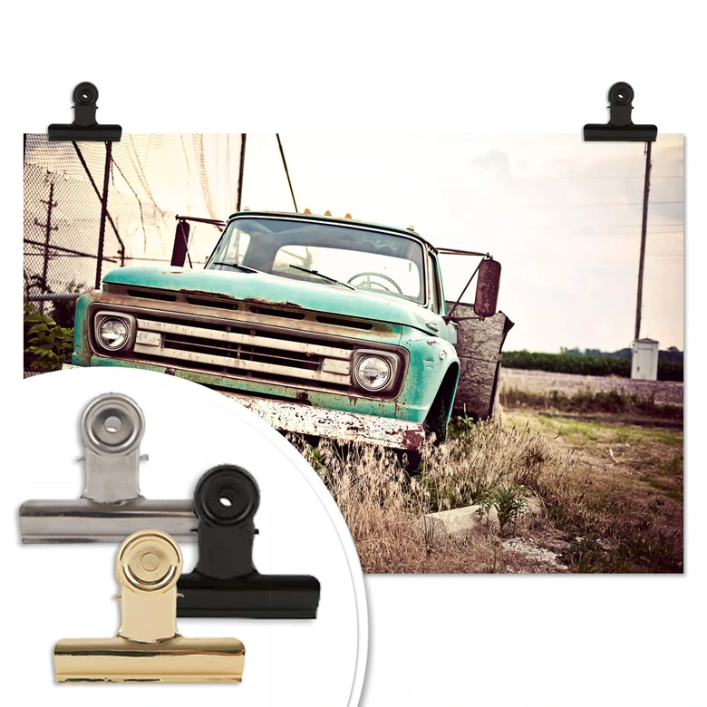 Poster American rusted Truck 