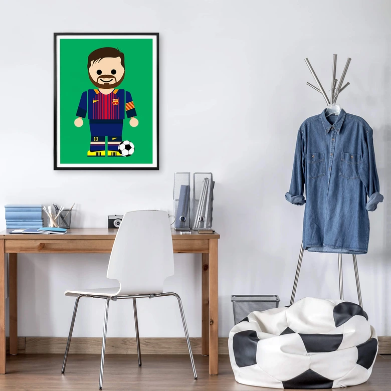 Poster Gomes - Messi Spielzeug 