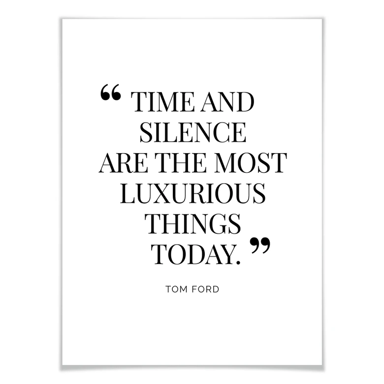 Poster Time and Silence 