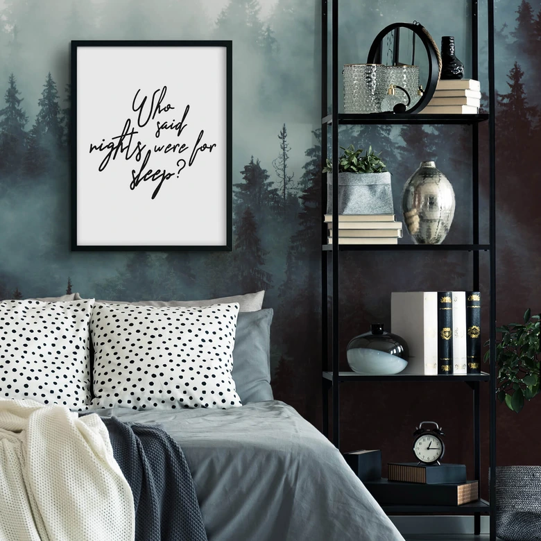 Poster - Who said nights were for sleep 