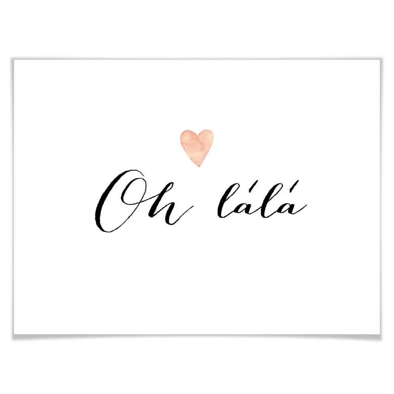 Poster Confetti & Cream - Oh lálá 