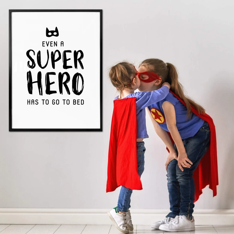 Poster Even a super hero 01 