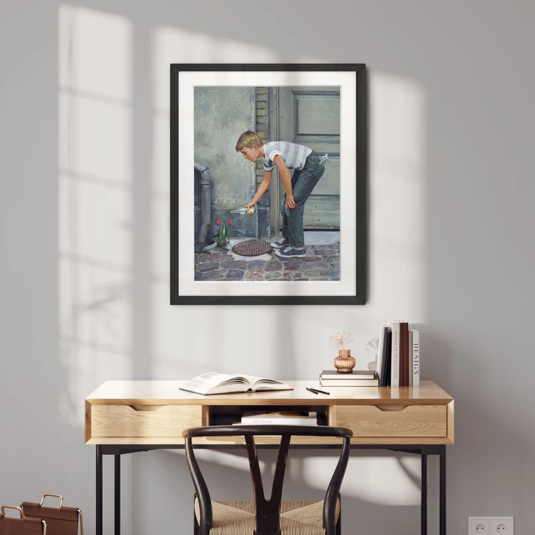 Fine Art Poster mit Passepartout Kurt Ard - Großstadt-Mirakel (1960) 