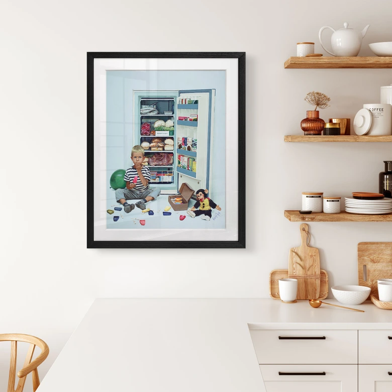 Fine Art Poster mit Passepartout - Kurt Ard - Zu viel des Guten (1963) 